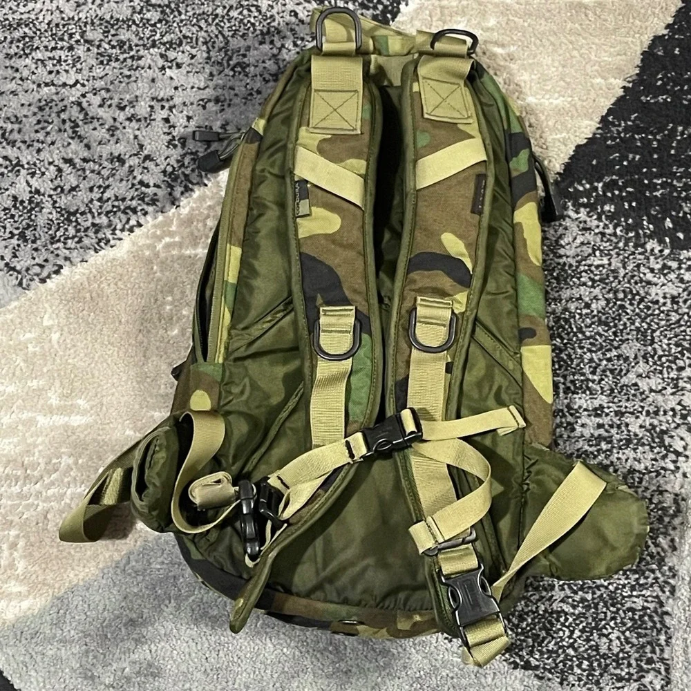 CamelBak M.U.L.E. Backpack Men OS Green Woodland Camo Tactical Hydration Pack